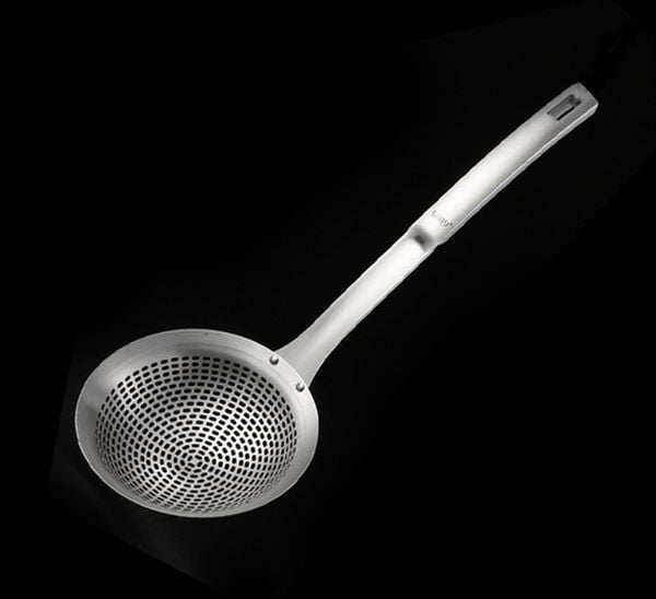 Muỗng vá thủng vớt đồ ăn inox 304 dày dặn