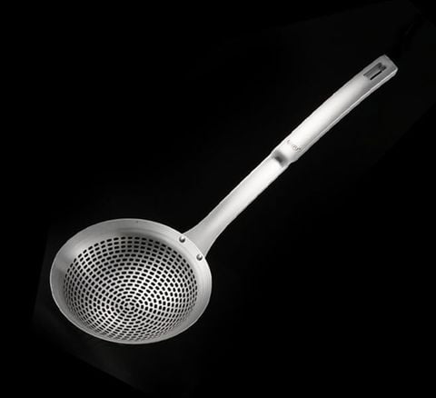 Muỗng vá thủng vớt đồ ăn inox 304 dày dặn