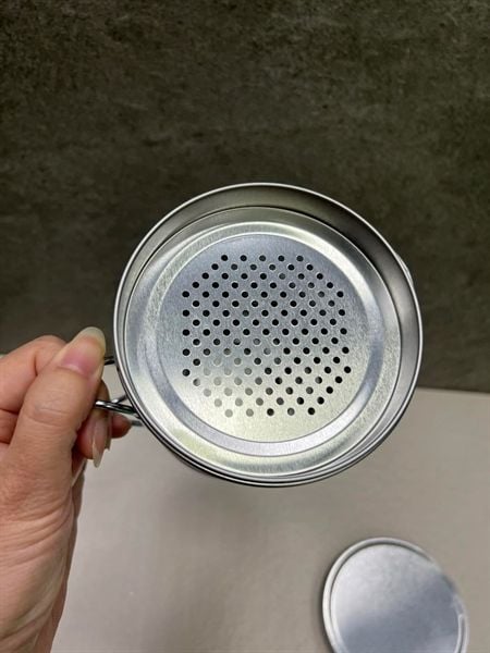 Ca lọc dầu Inox có nắp