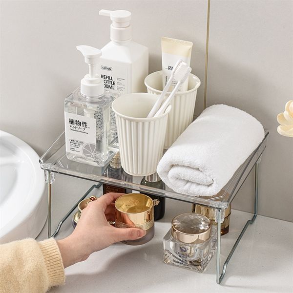 Kệ Mỹ Phẩm Gia Vị Trong Suốt Thương Hiệu Voi Vuông