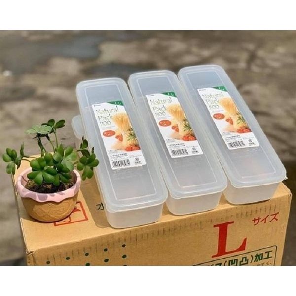 Hộp DÀI đựng thực phẩm đa năng Inomata 1100ml