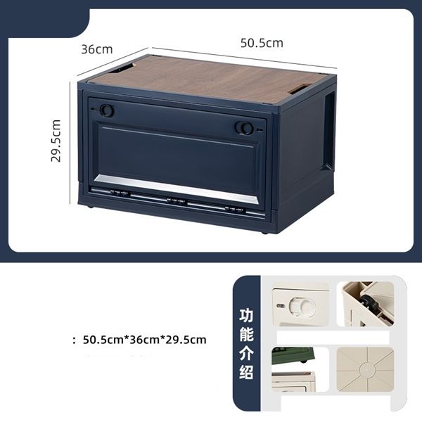 Hộp Đựng Đồ Cắm Trại Xếp Gọn Cất đồ đạc để trên xe hơi ô tô