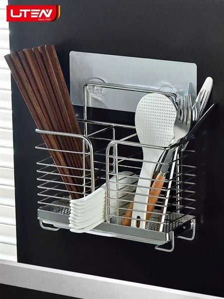 Ống đựng đũa inox thoáng 304