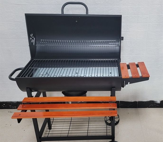 Bếp nướng lò nướng than chân đứng phong cách Châu ÂU