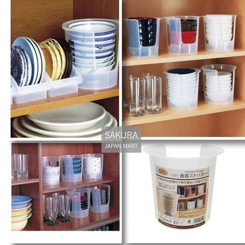 Hộp đựng bát đĩa cất gọn