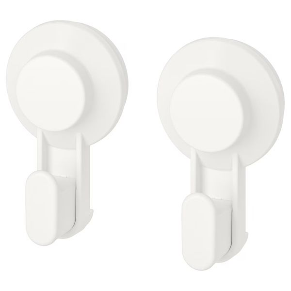 Giá Treo Giấy Vệ Sinh Và Bộ 2 Móc Treo Hút Chân Không Ikea