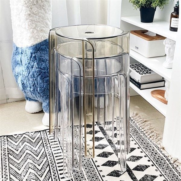 Ghế đôn trong suốt 33*46cm