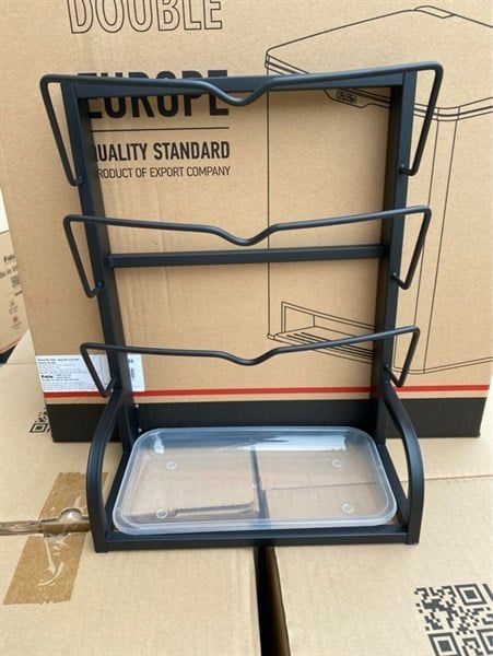 Giá gác vung inox 304 để đứng hoặc treo tường