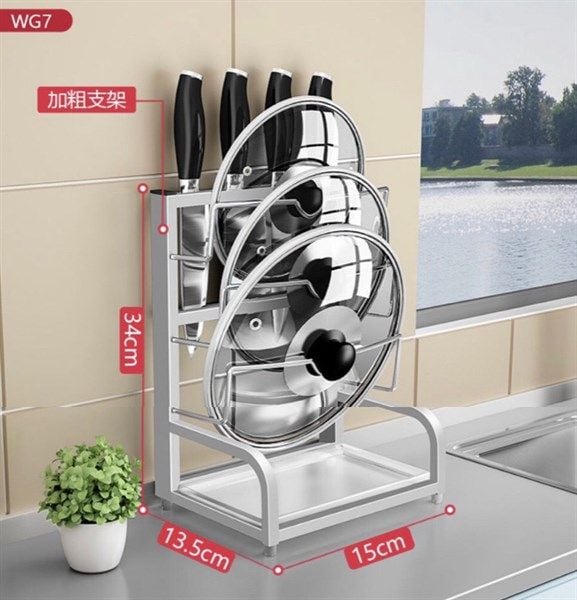 Giá gác vung inox 304 để đứng hoặc treo tường