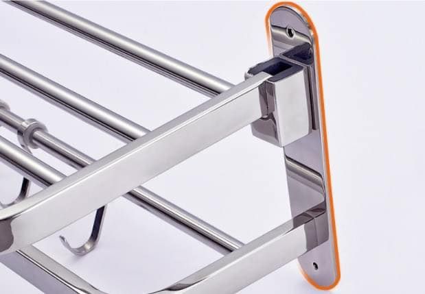 Giá inox 2 TẦNG để KHĂN TẮM 60CM