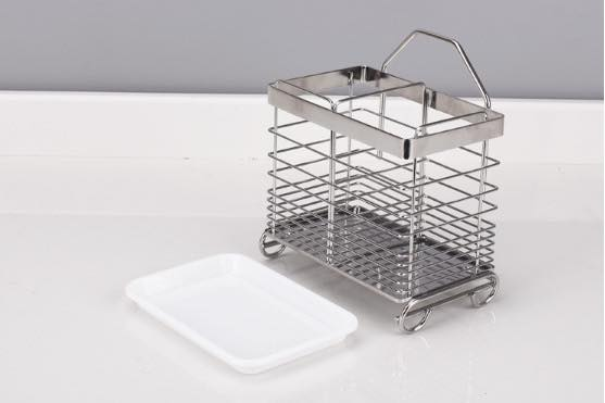 Giỏ đựng đũa inox 304 2 ngăn