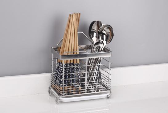 Giỏ đựng đũa inox 304 2 ngăn