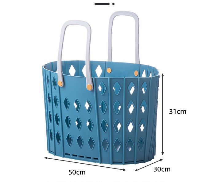 Giỏ nhựa đựng đồ đa năng có quai xách đồ giặt, đồ chơi VOI VUÔNG