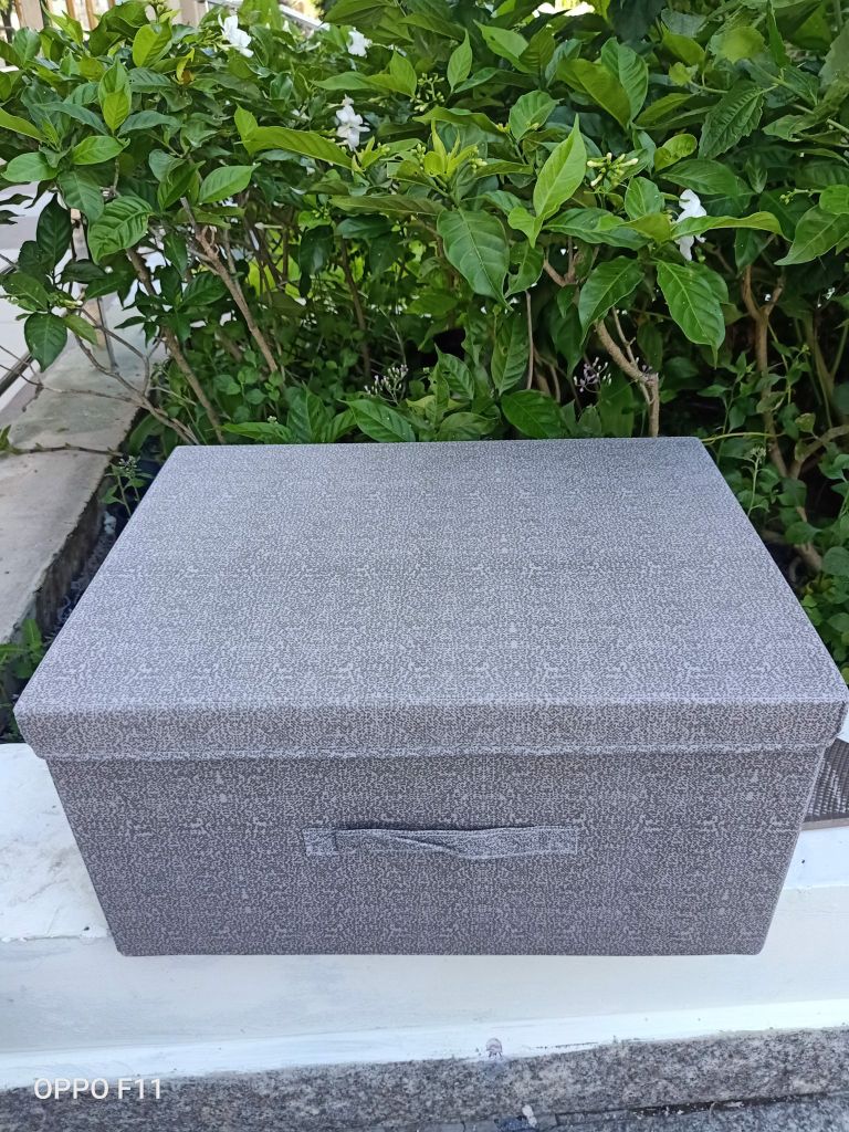 Hộp vải đựng đồ Daiso xuất Hàn