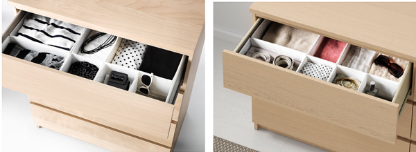 Bộ 6 hộp đựng đồ tiện lợi IKEA SKUBB