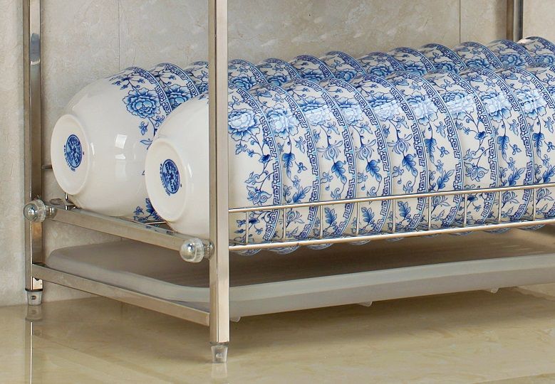 Kệ úp chén inox 304 2 tầng