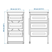 Kệ 3 tầng đa năng IKEA LENNART