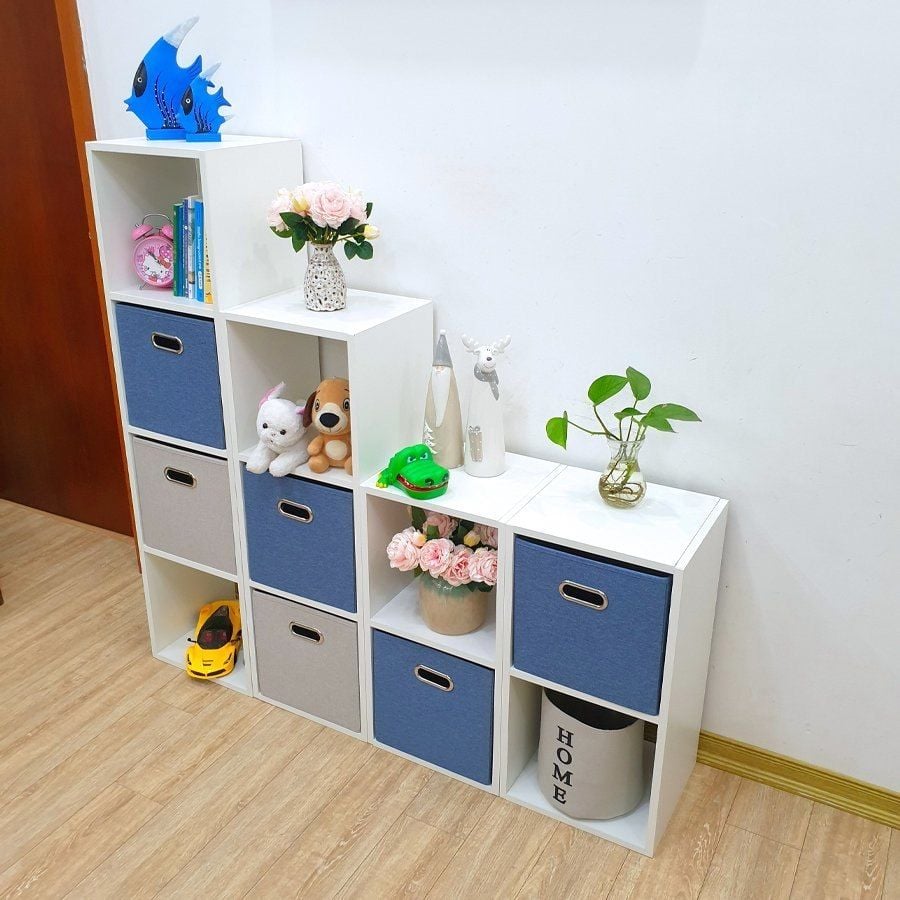 Kệ gỗ tầng có sẵn hộp