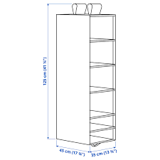 Tủ treo vải quần áo đa năng 6 tầng IKEA SKUBB