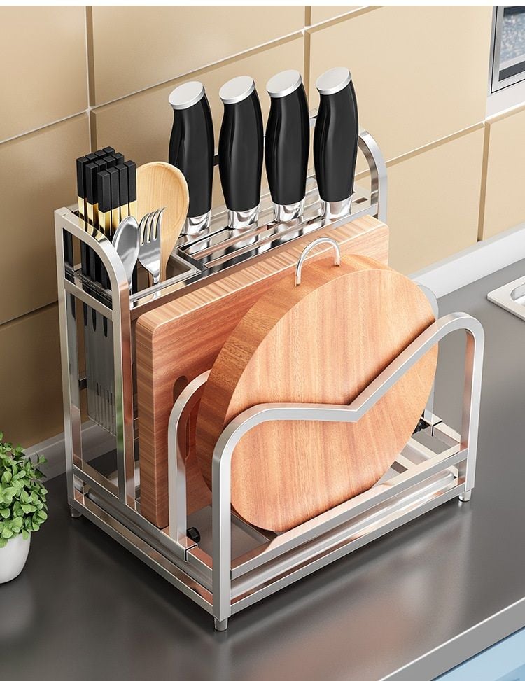 Kệ đựng dao thớt INOX 304