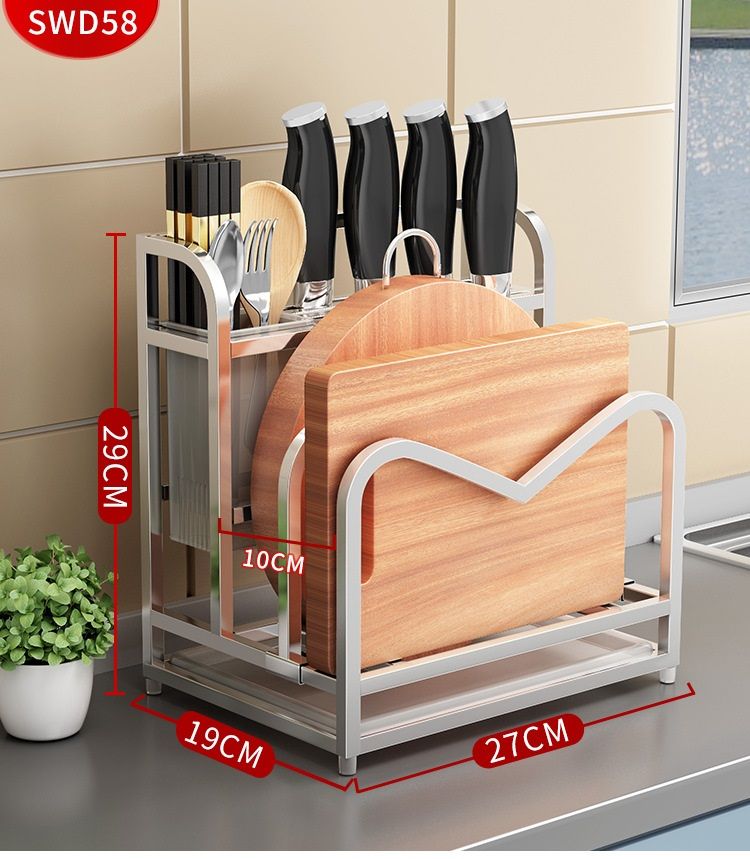 Kệ đựng dao thớt INOX 304