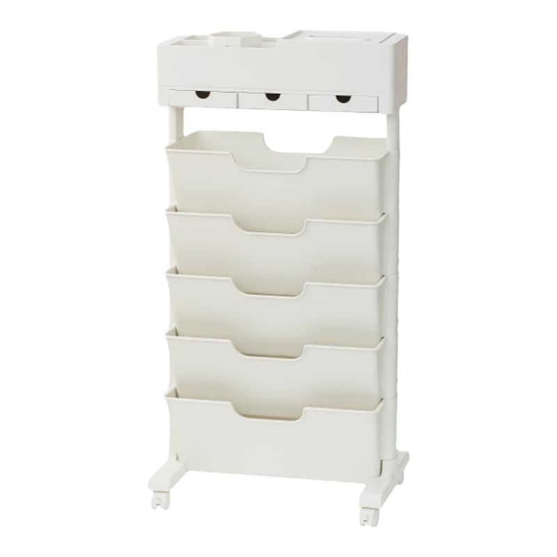 Kệ sách báo có bánh xe di chuyển VOI VUÔNG