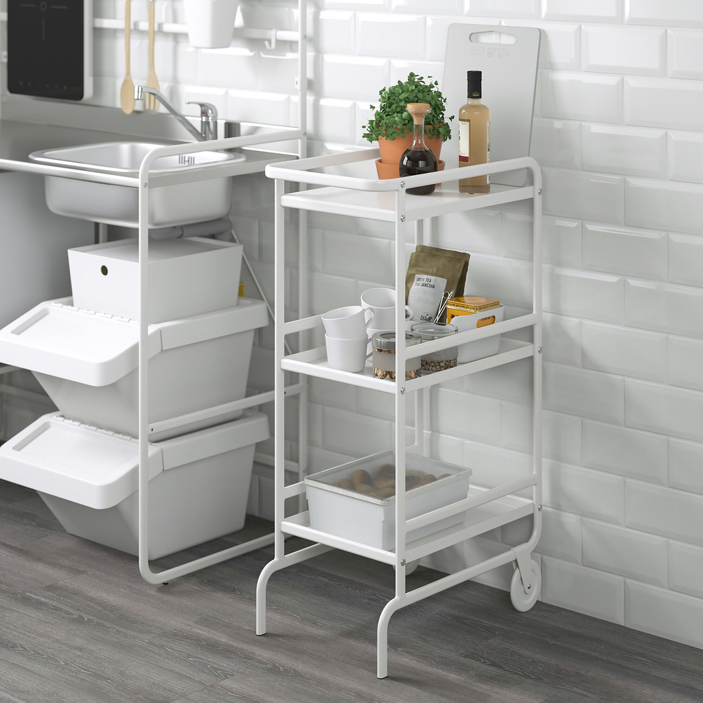 Kệ có bánh xe IKEA SUNNERSTA