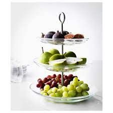 Khay thủy tinh 3 tầng IKEA KVITTERA