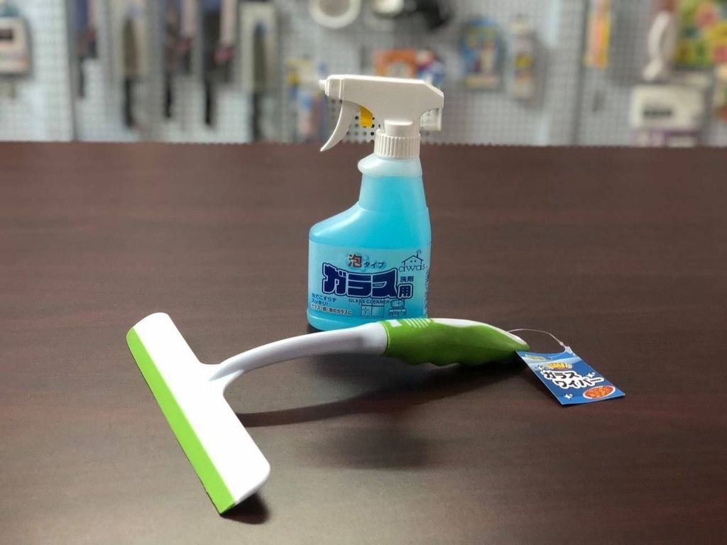 Dụng cụ lau kính Nhật ngắn