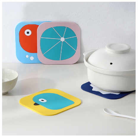 Lót ly Silicon Set 4 Ngẫu nhiên