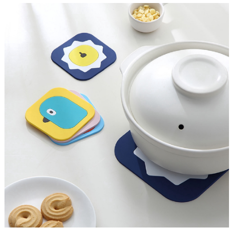 Lót ly Silicon Set 4 Ngẫu nhiên