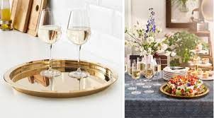 Khay IKEA Glattis VÀNG 38cm