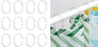 Móc treo rèm tắm trong suốt