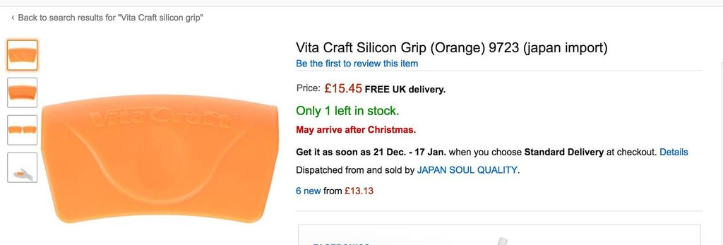 Nhấc nồi silicon chịu nhiệt Vita Carft Nhật