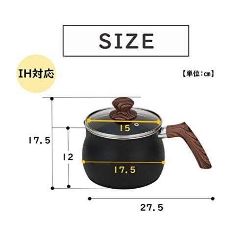 Nồi chiên ngập dầu có vòi rót nhật bản 15cm- màu xanh