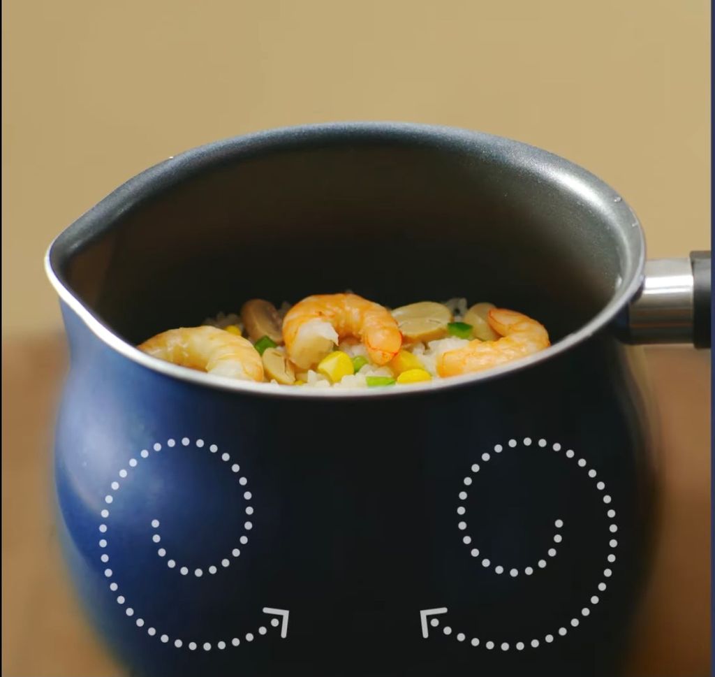 Nồi chiên ngập dầu nhập bản kèm giá vớt - Màu XANH