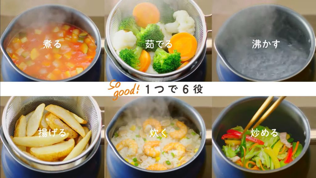 Nồi chiên ngập dầu nhập bản kèm giá vớt - Màu XANH