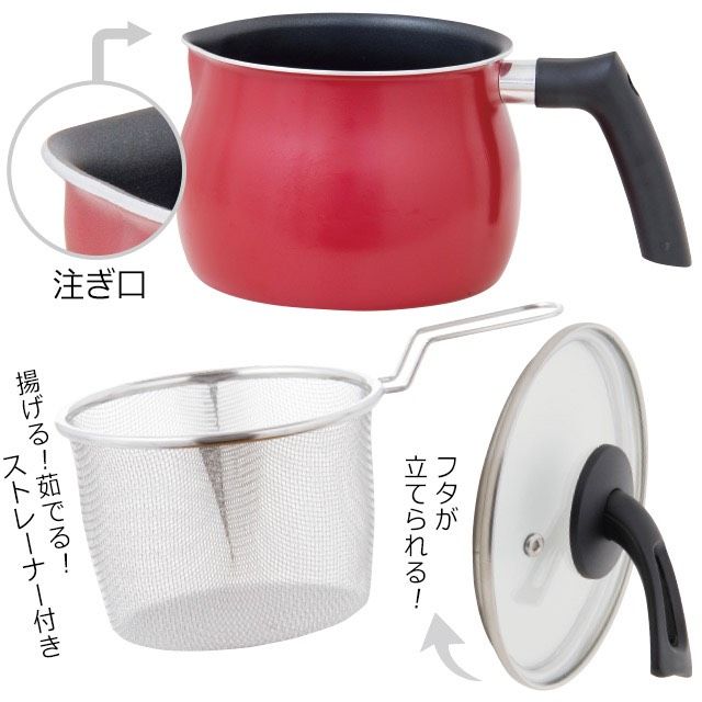 Nồi chiên ngập dầu nhập bản kèm giá vớt - Màu XANH