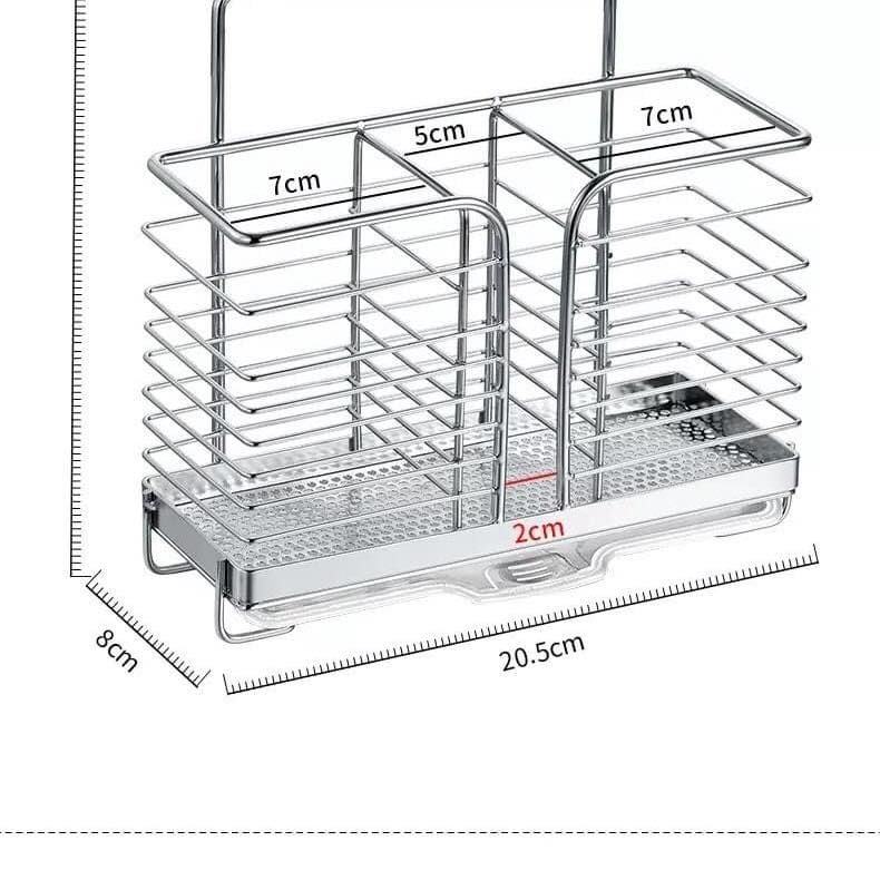 Ống đựng đũa inox thoáng 304