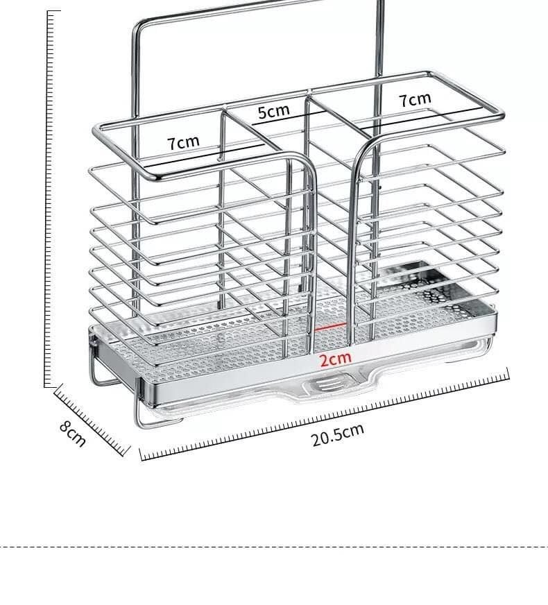 Ống đựng đũa inox thoáng 304