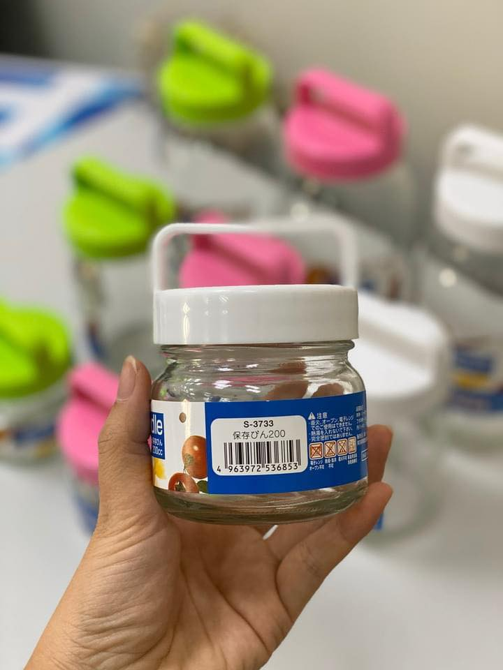 Lọ thủy tinh có quai xách