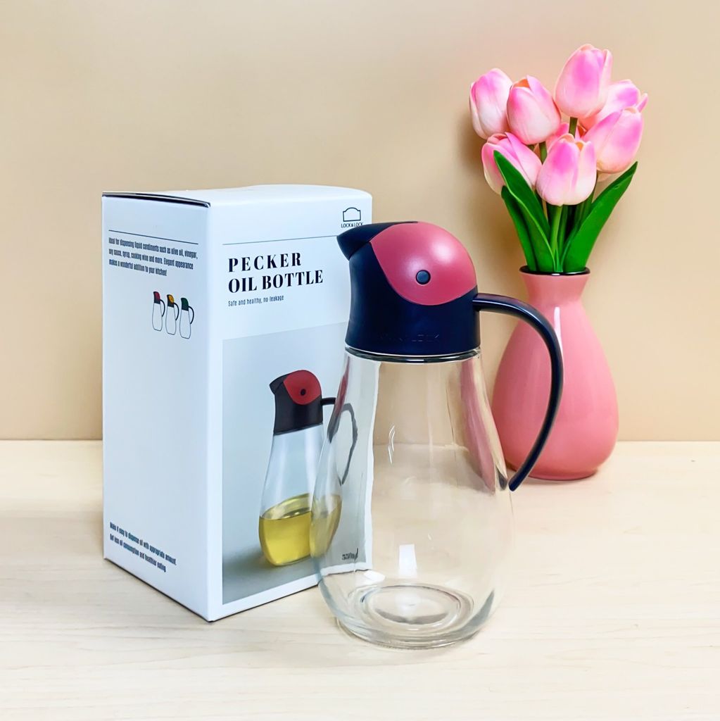 Bình rót dầu thủy tinh Lock Lock 550ml
