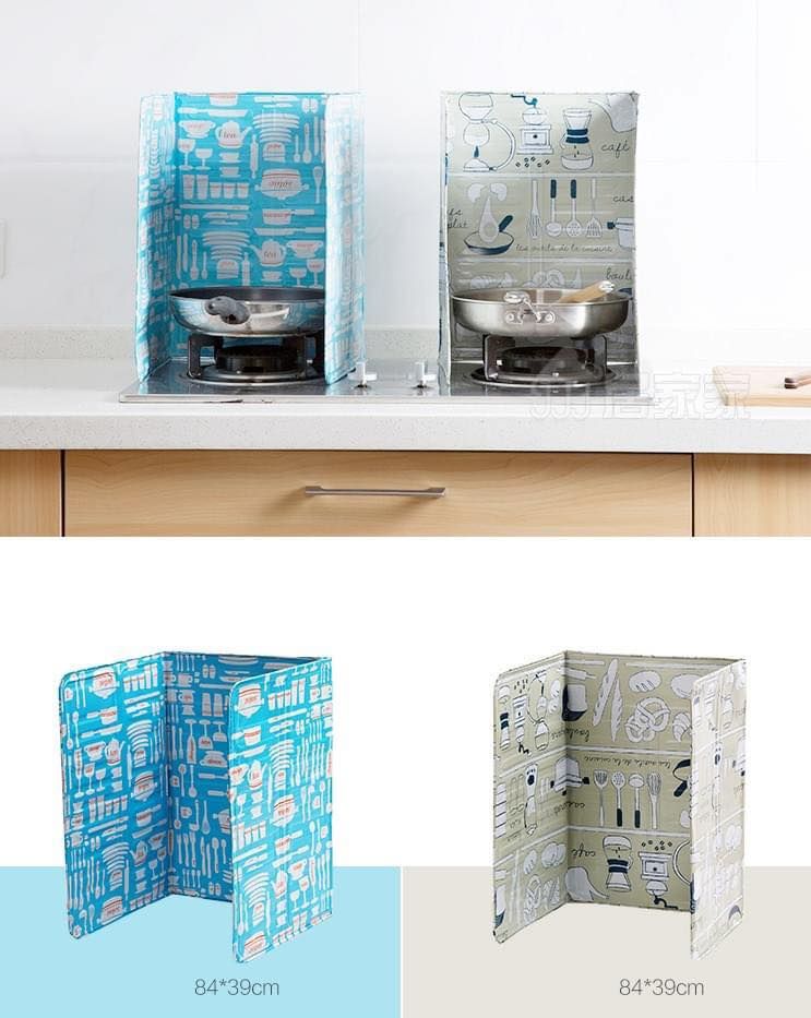 Tấm chắn dầu văng mầu ngẫu nhiên 84*39cm nhôm chống cháy