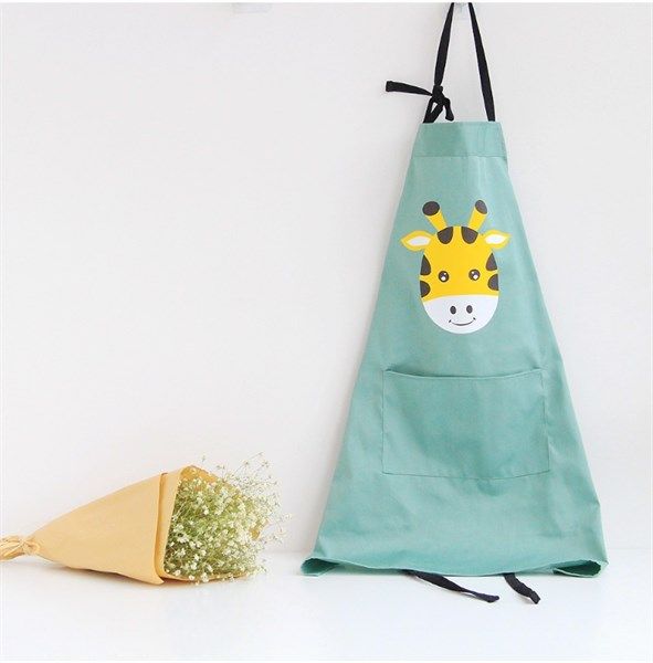 Tạp dề họa tiết Size S cho trẻ em