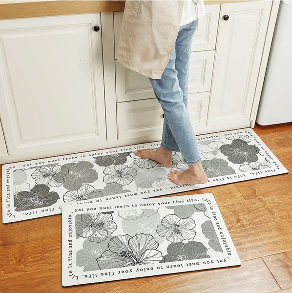 Bộ Thảm nhà bếp PVC chống thấm dầu dễ dàng lau chùi