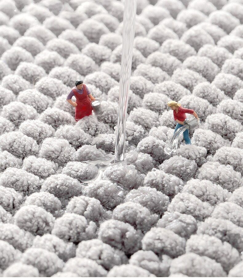 Thảm sợi chống trượt SIÊU THẤM ĐƠN SẮC