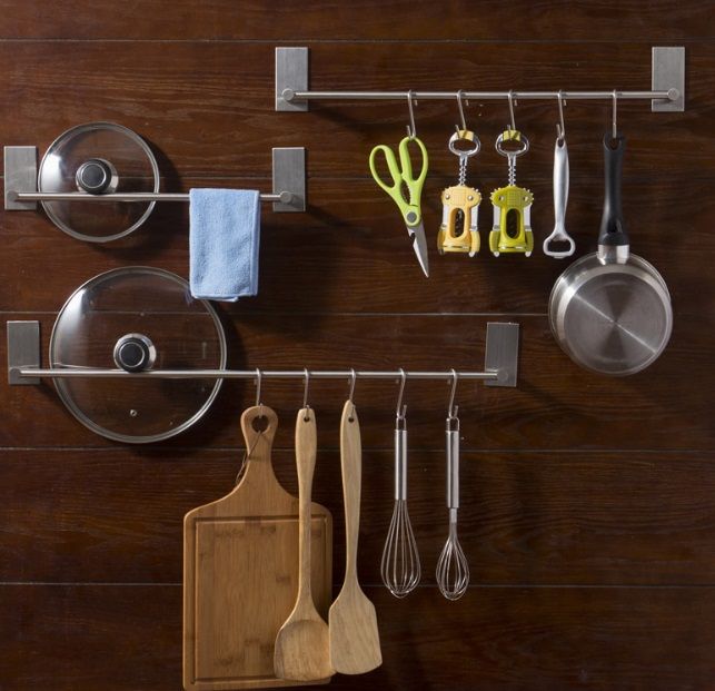 Thanh treo inox dán kính 3M 55cm chịu lực 3kg