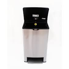 Thùng rác inox đạp lớn MEGA 40l 40*29*73cm