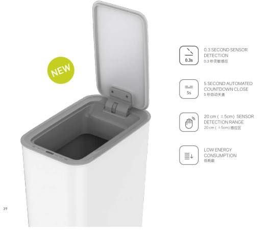 Thùng rác cảm ứng EKO 8L