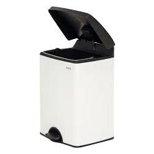 Thùng rác FITIS - Đạp vuông nhỏ - Inox mờ 15L 30 x 26 x 44 (cm) SPS1-901